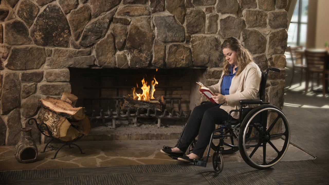 Handicap accessible room at DeGray Lake Resort State Park