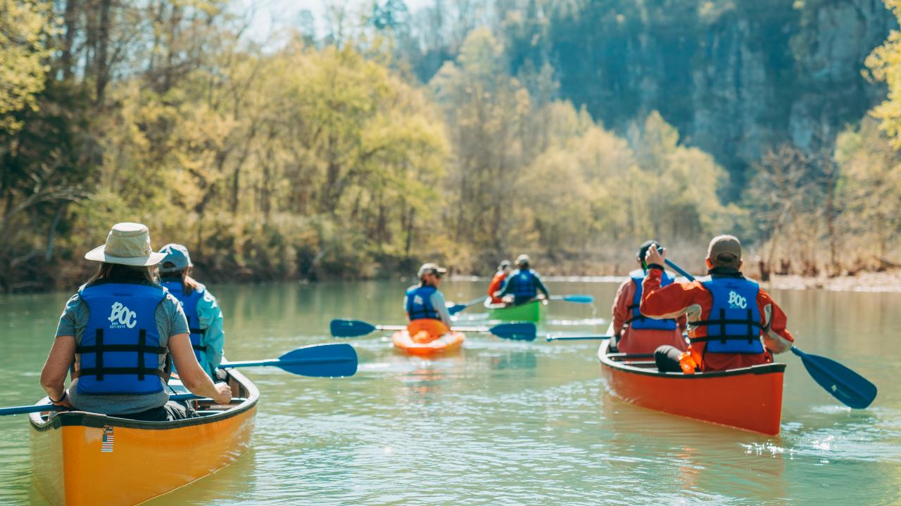 Floating the Buffalo River with Buffalo Outdoor Center