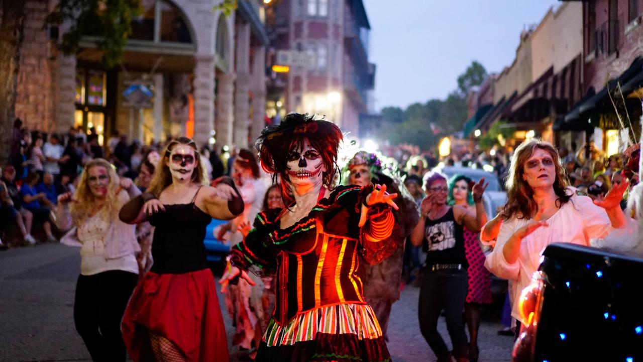 Downtown Eureka Springs Zombie Crawl photo by Edward Robison