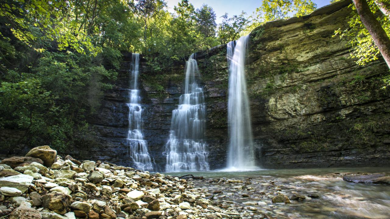 Triple Falls at Kyle's Landing