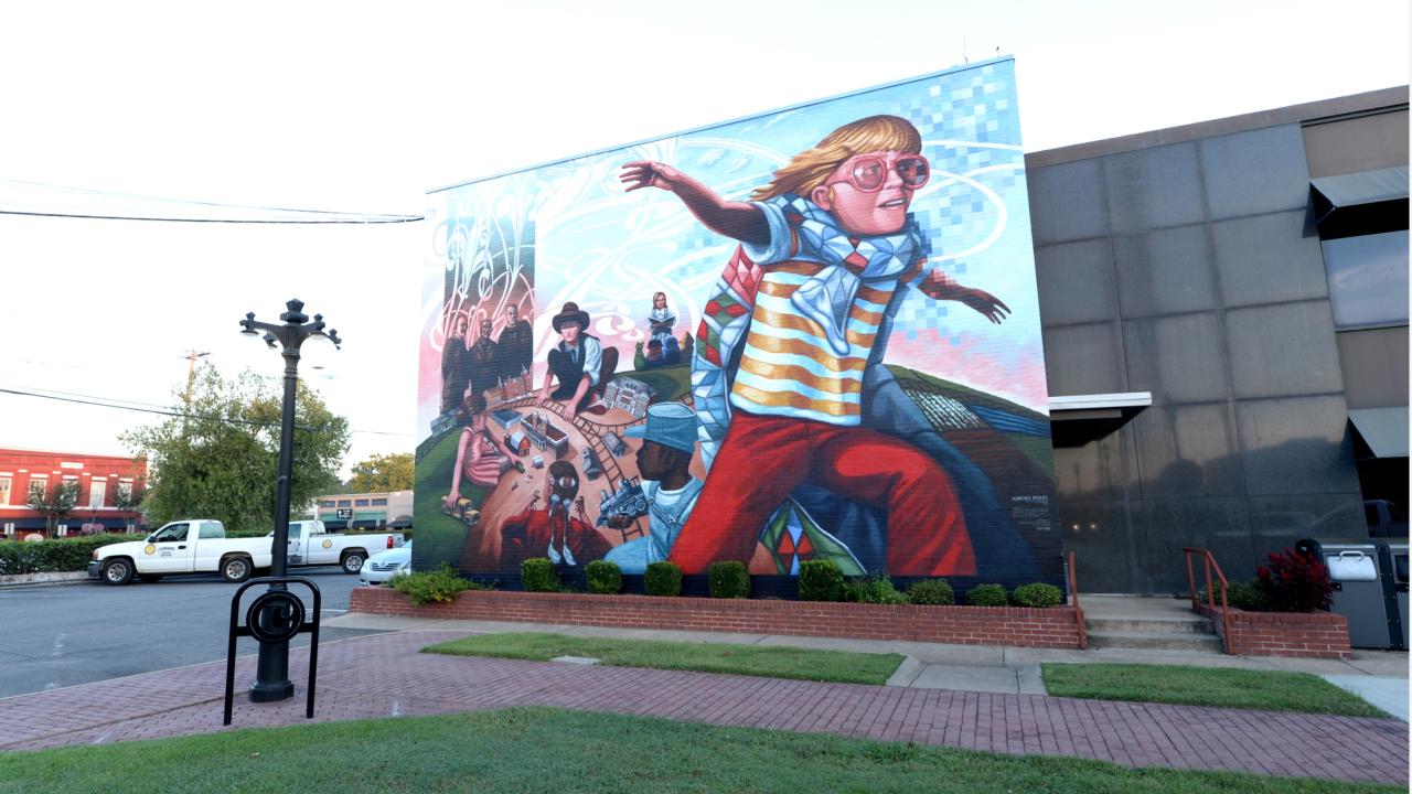 Mural in Conway 