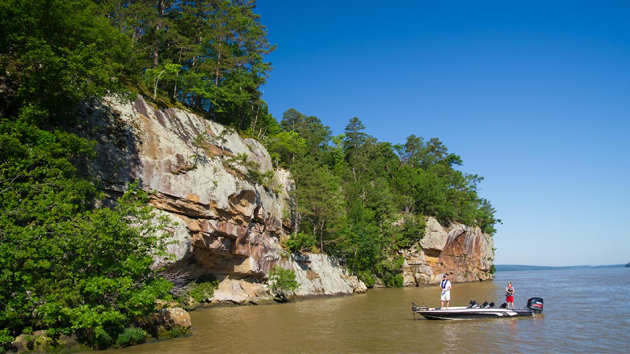 Fishing on Lake Dardanelle