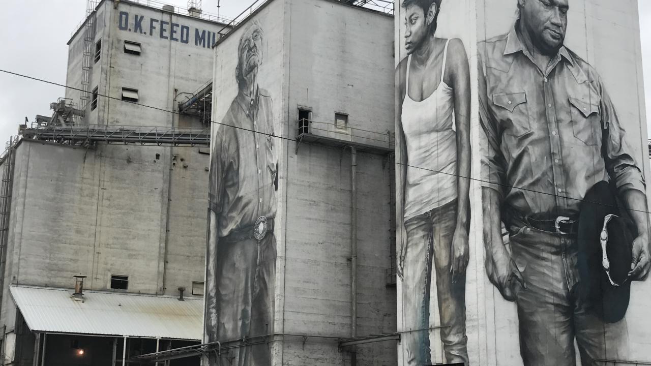 American Heroes mural in Fort Smith