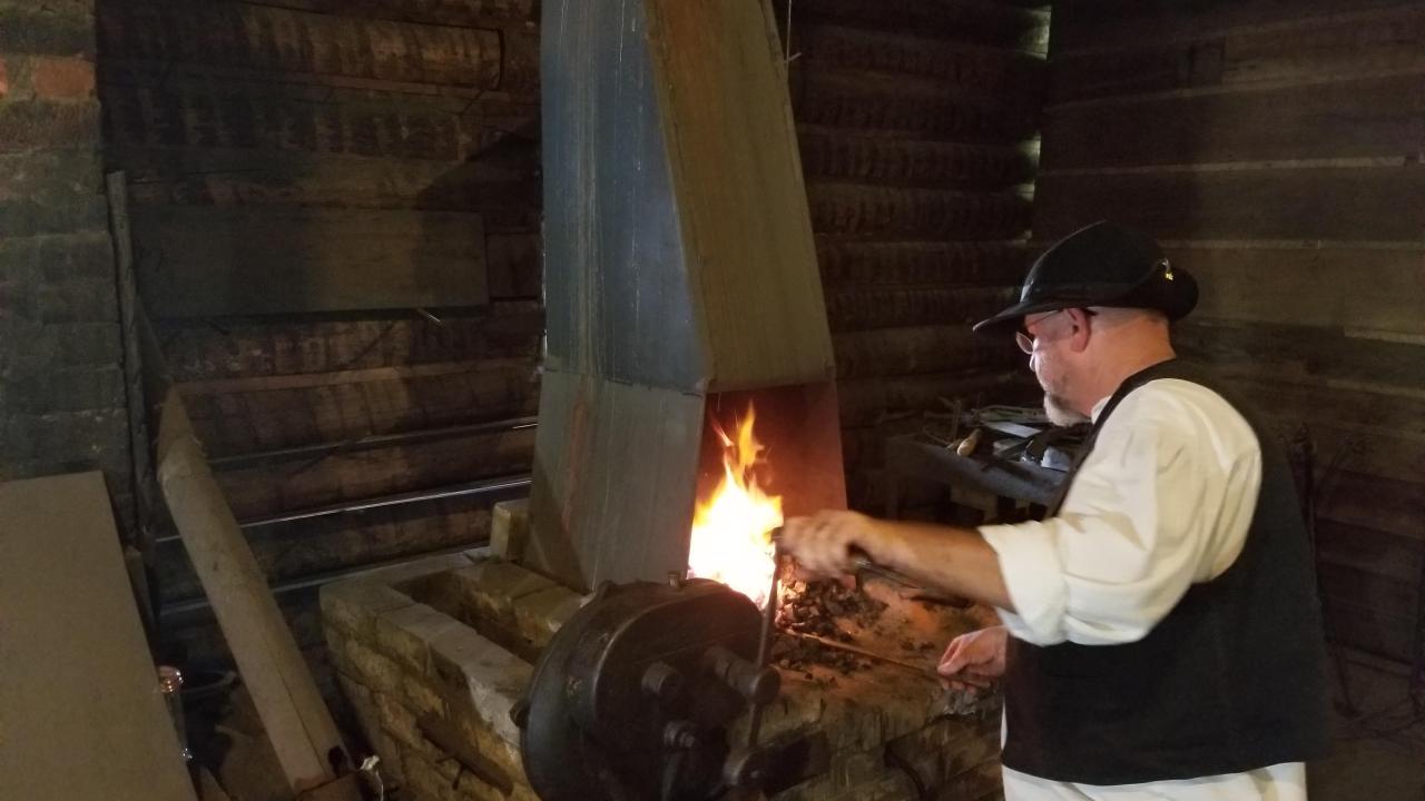 Blacksmith shop at Historic Washington State Park
