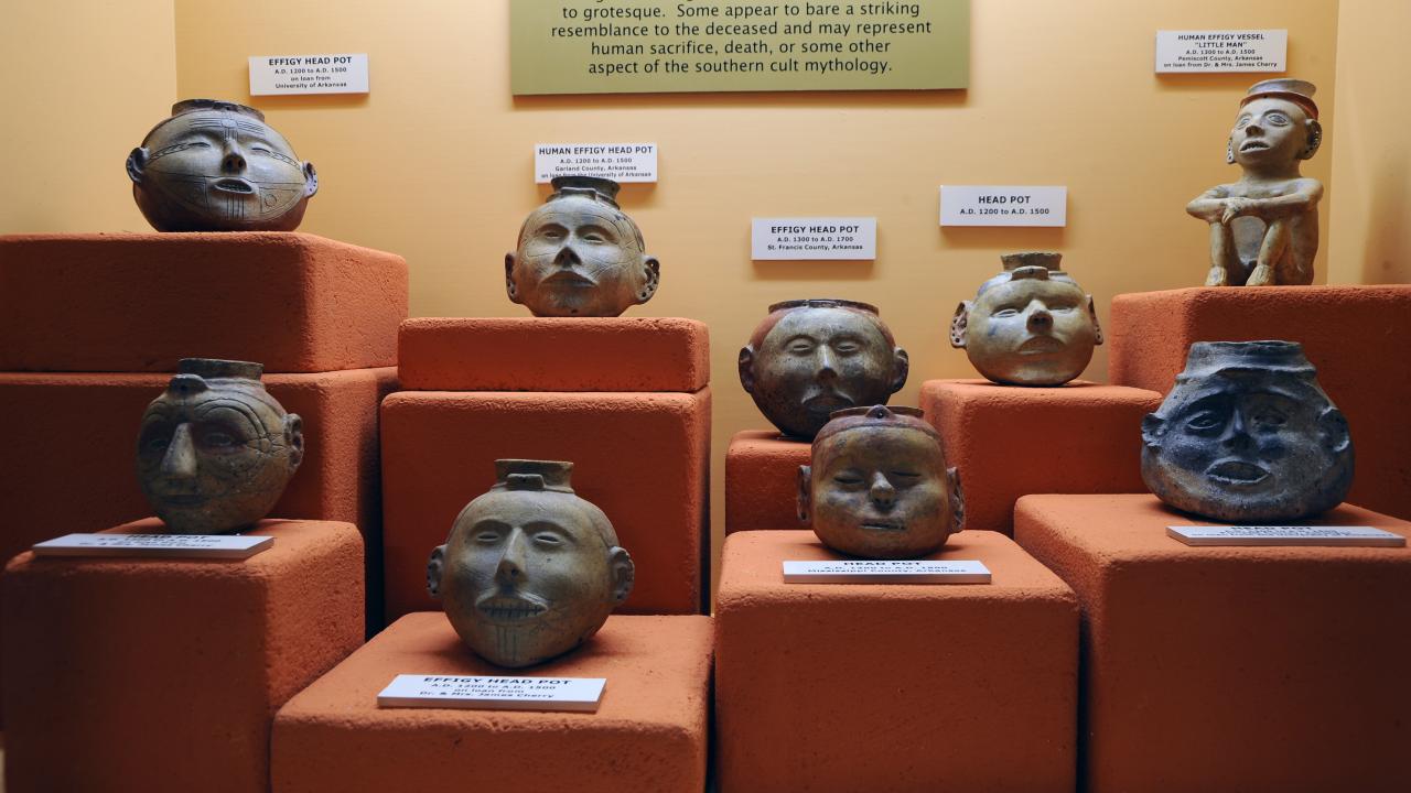 Artifacts at the Museum of Native American History
