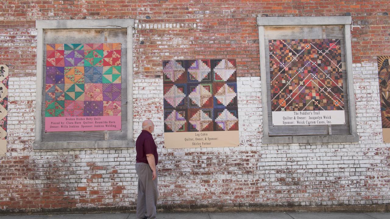 Arkansas' first quilt trail was unveiled in Pocahontas in 2009.