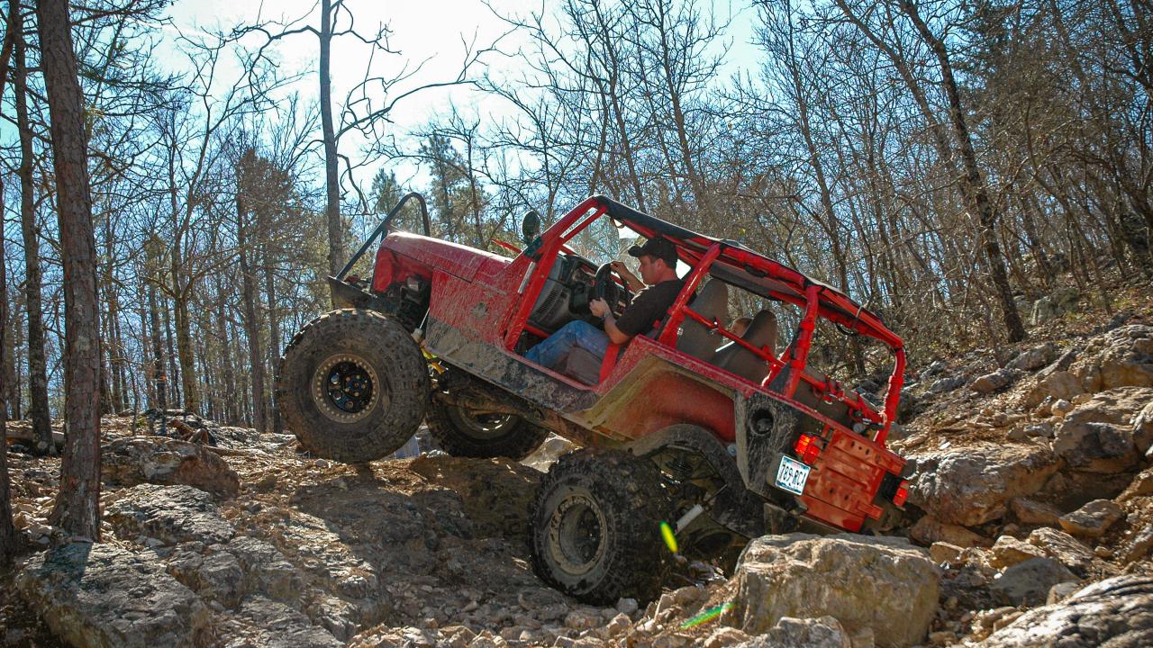 Off Roading Trail in the Ozarks