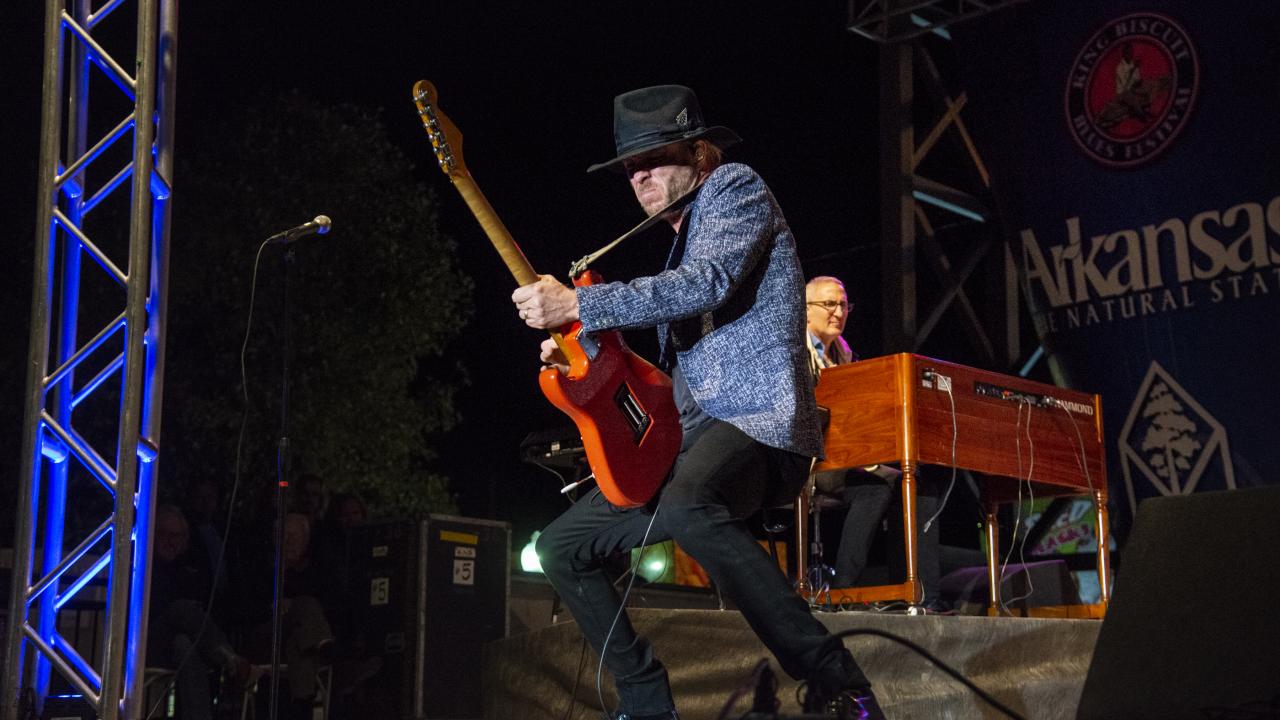 Artist Performing at the King Biscuit Blues Festival