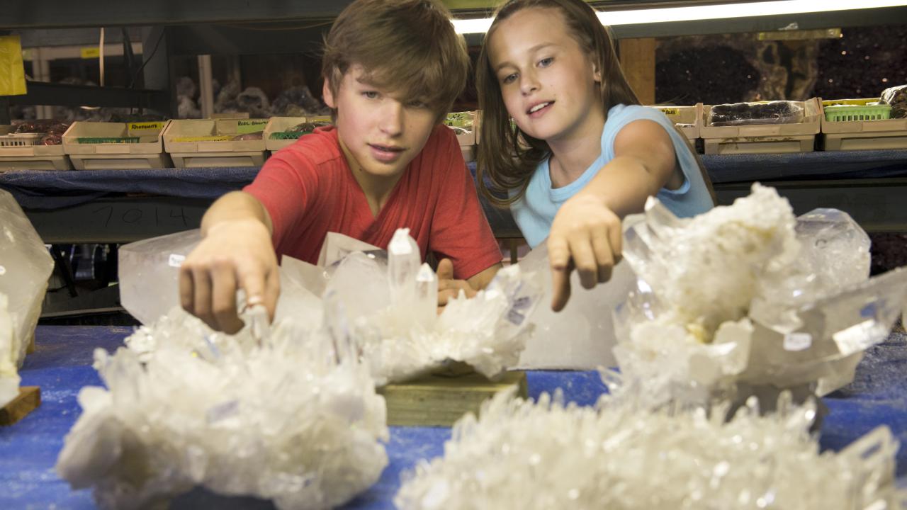 Wegner Quartz Crystal Mines in Mount Ida