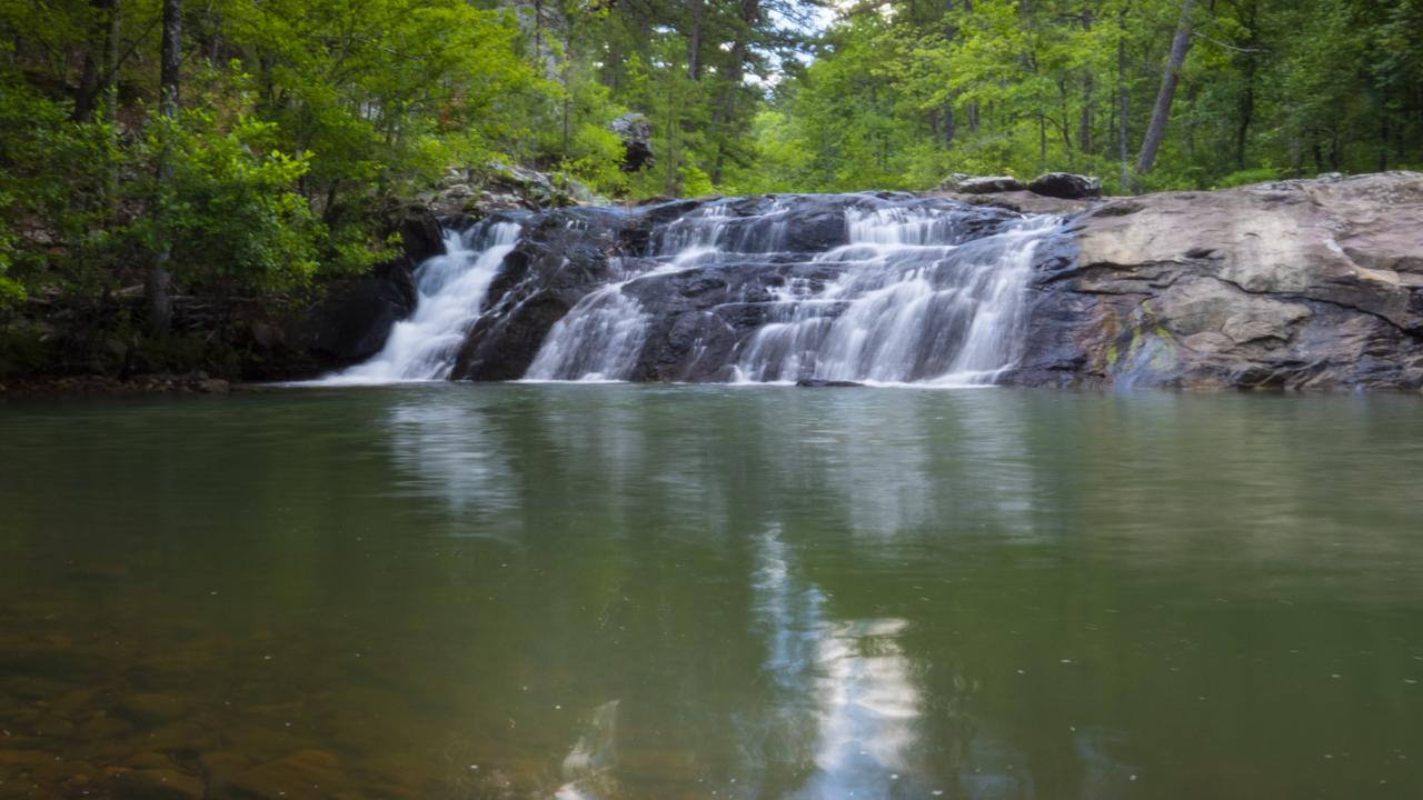 Forked Mountain Falls in the Ouachita National Forest