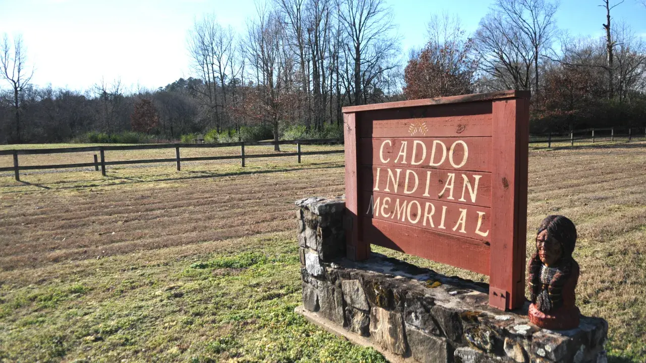 The Caddo Indian Memorial Site in Norman 