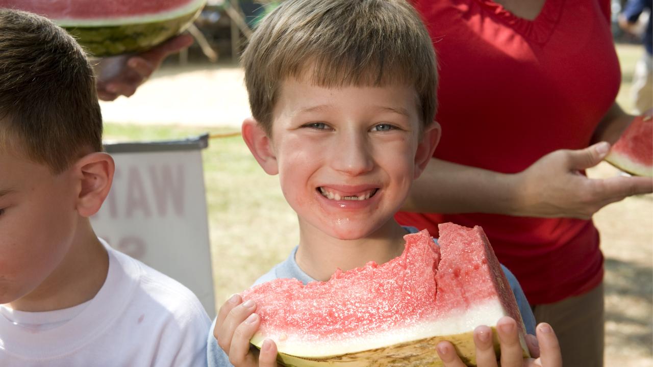 Don’t miss the Annual Hope Watermelon Festival each August.