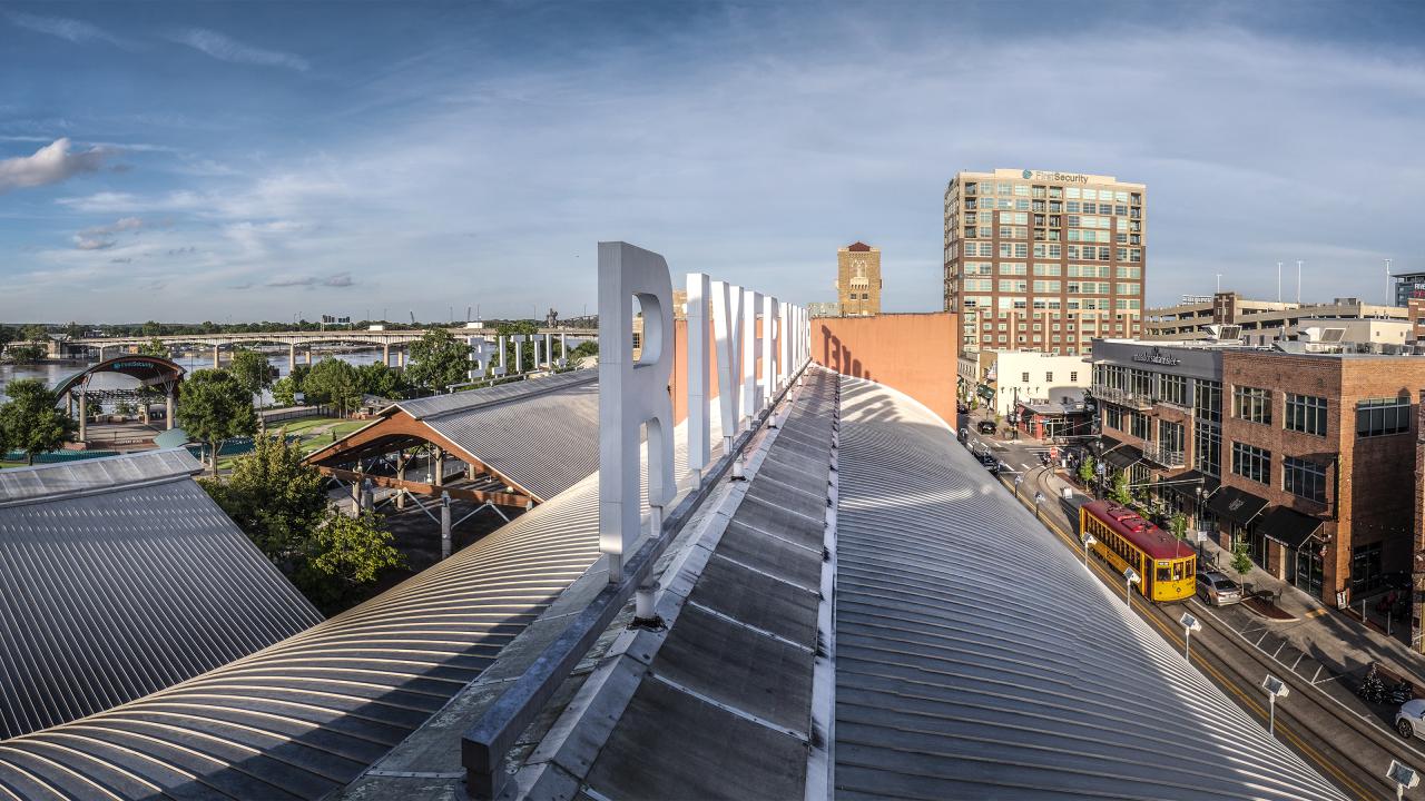 Skyline of downtown Little Rock