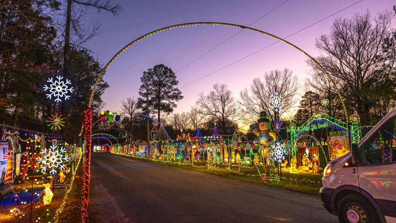 Crossett's Christmas Wonderland can even get Scrooge in the holiday spirit.