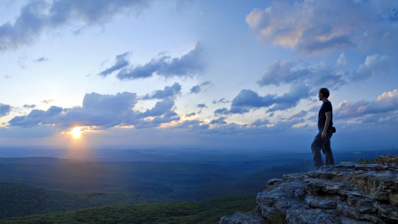 Enjoy spectacular views from Mount Magazine State Park. 