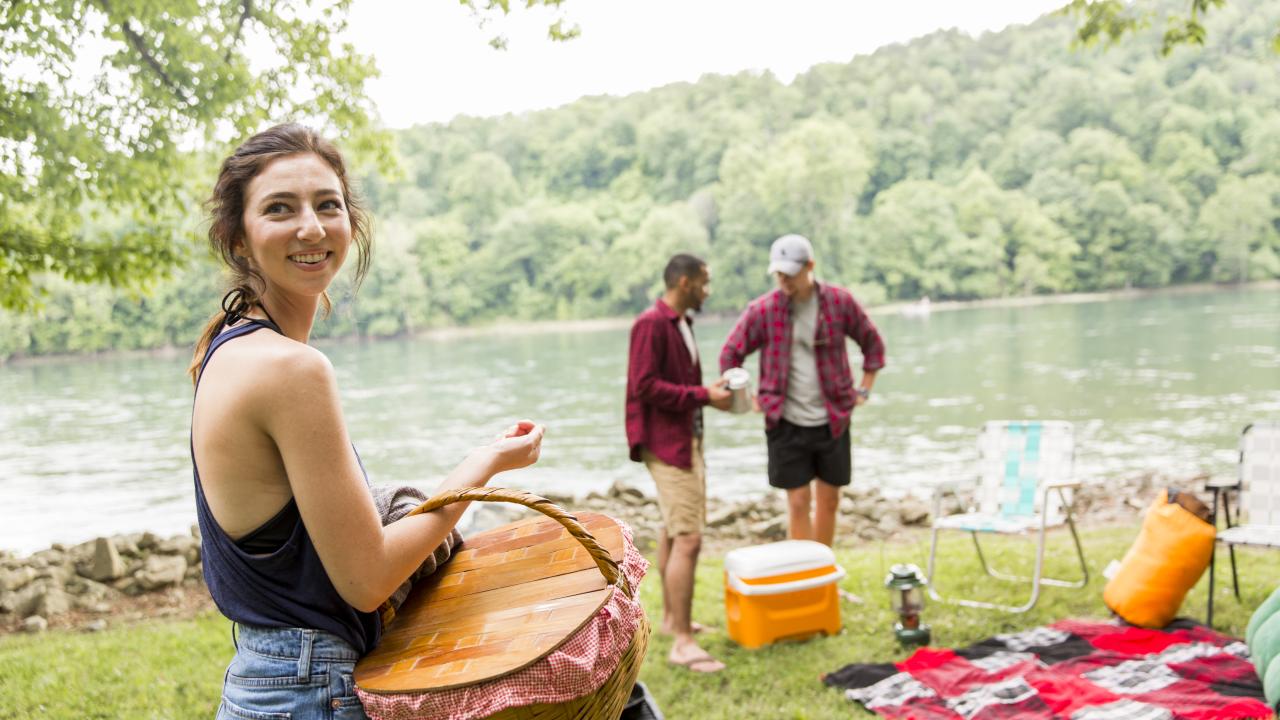 Camping at Bull Shoals on the White River