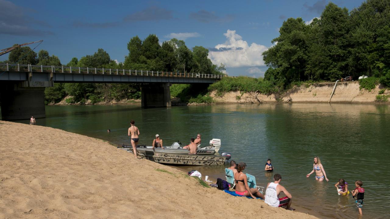 The Current River is a favorite spot for fishing, boating and swimming.