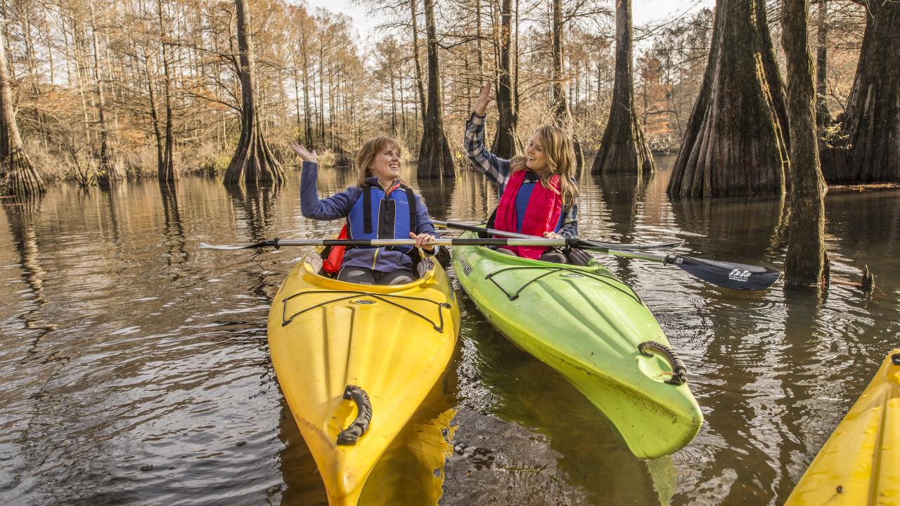 Hornor Neck Lake is also a great kayaking spot.