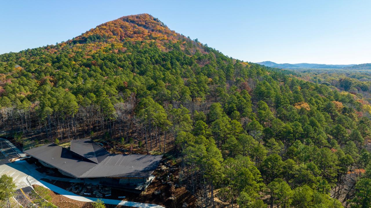 New visitor center at Pinnacle Mountain State Park | Arkansas.com