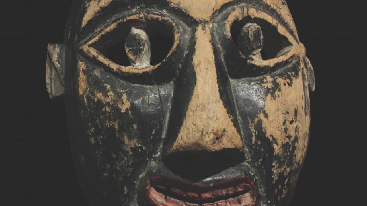 Cherokee wooden booger mask