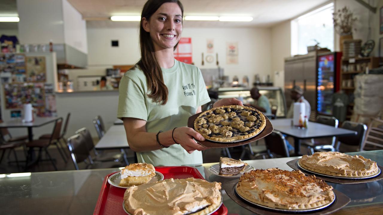 Pies at Pickens Country Store