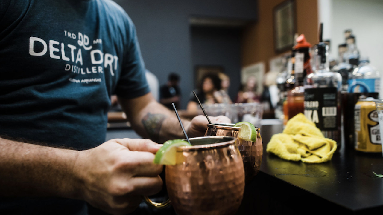 Plan a trip to Delta Dirt Distillery in Historic Helena to sample some of their special cocktails.
