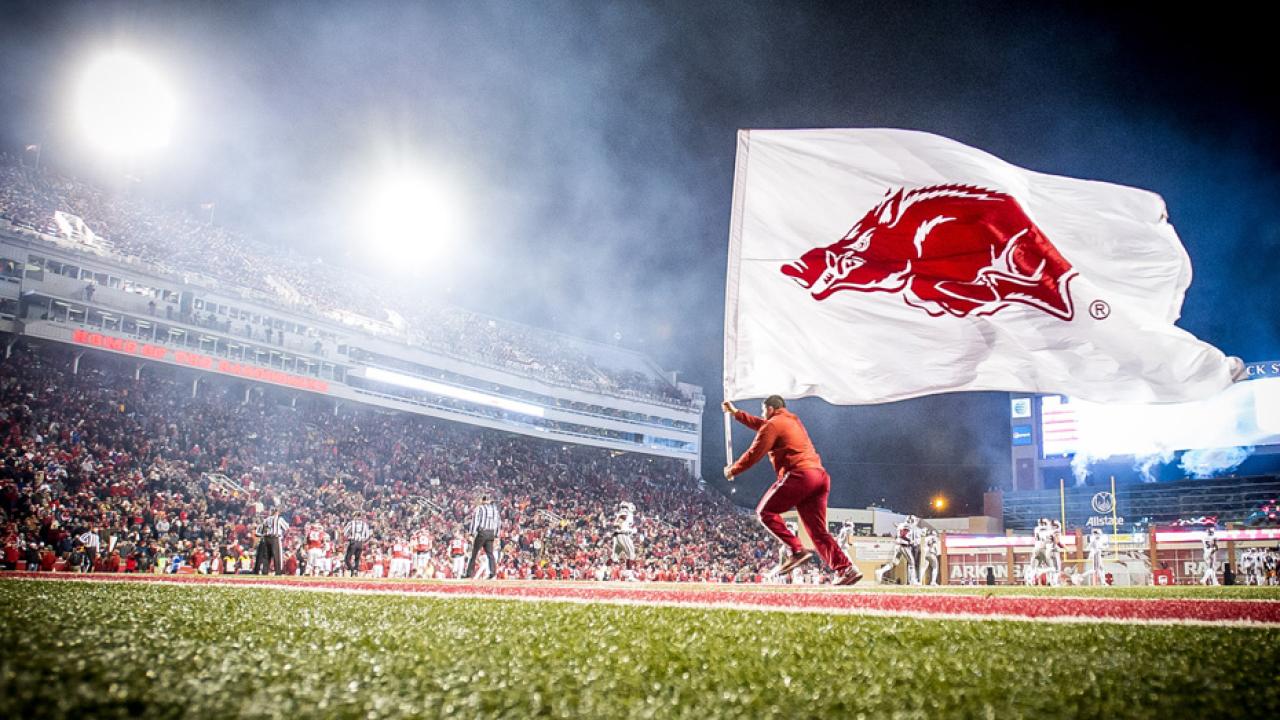 University of Arkansas Razorbacks football game