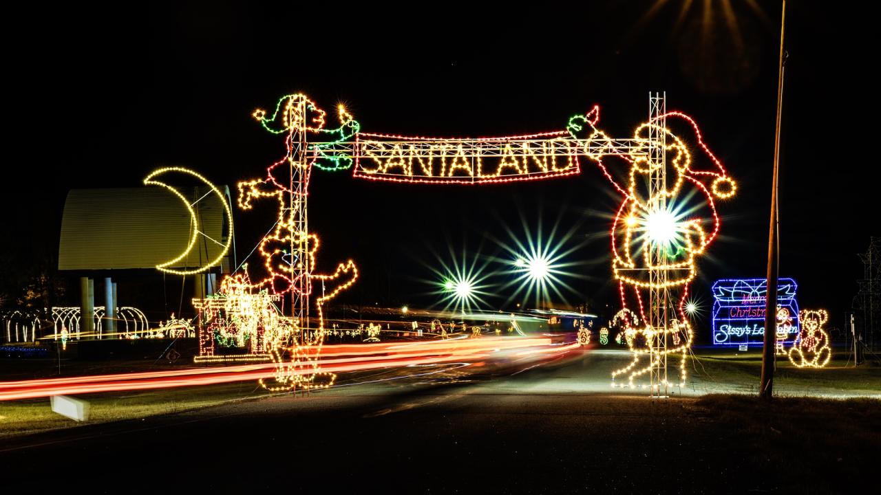 Lights in Pine Bluff