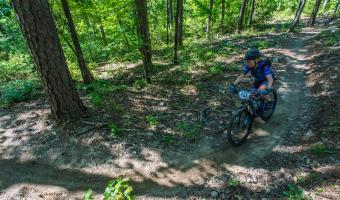 Iron Mountain Mountain Biking Trail at Degray Lake