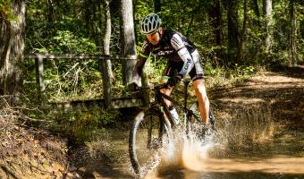 Enders Fault Mountain Biking Trail at Woolly Hollow State Park