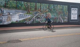 Mural in Magnolia Arkansas