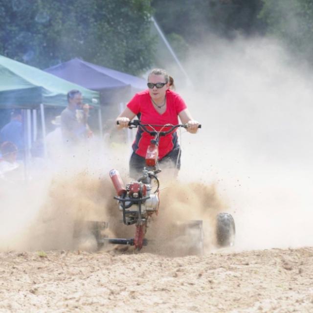 World Championship Rotary Tiller Race in Emerson