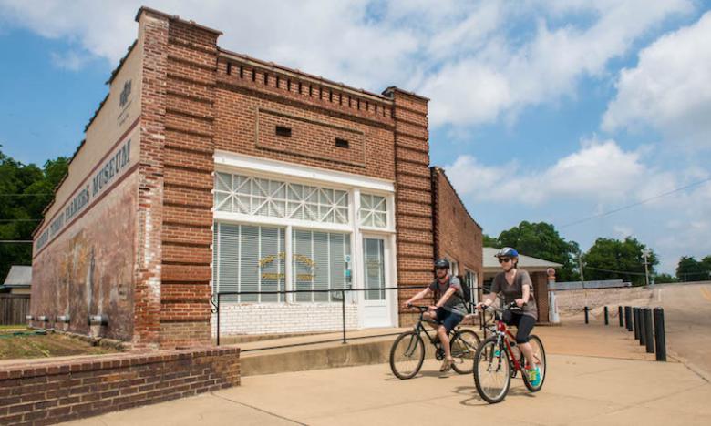 Southern Tenant Farmers Museum on the Sunken Lands Bike Trail