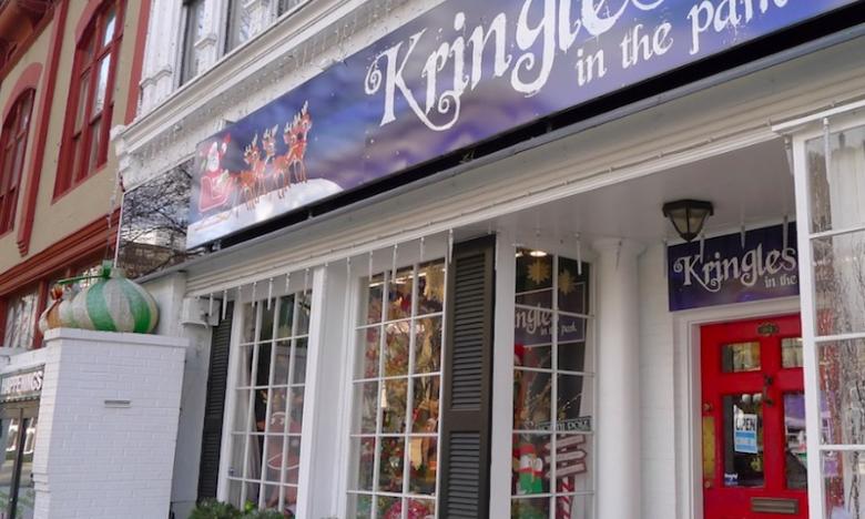 Kringles in the Park - year-round Christmas store in Arkansas