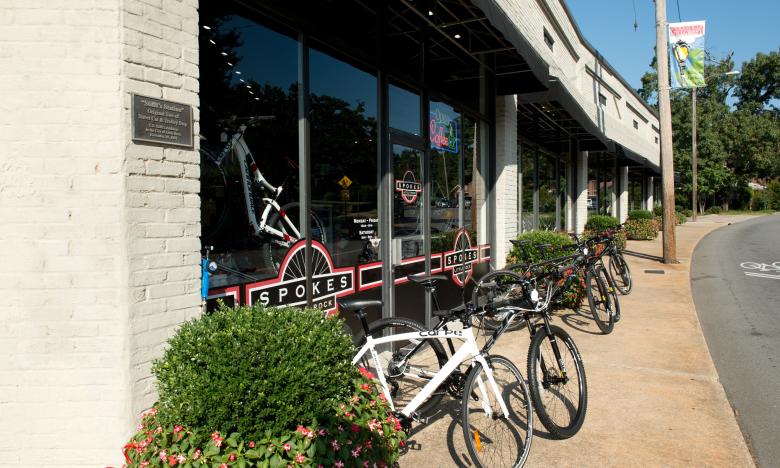 The Spokes Bicycle Shop in Little Rock