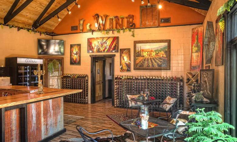 Event center at Sassafras Springs Vineyard & Winery