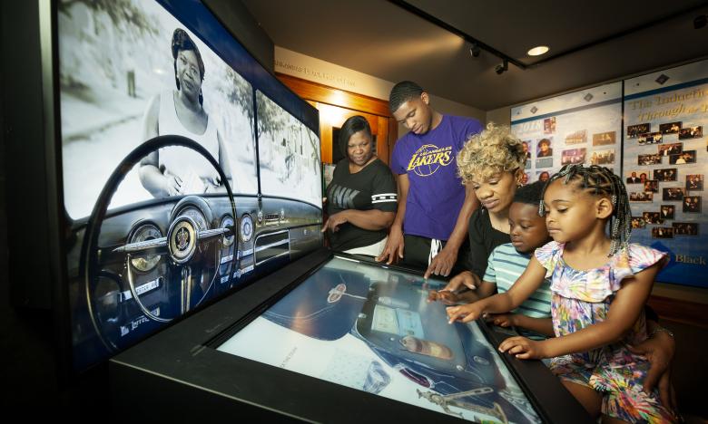 Green Book exhibit at the Mosaic Templars Cultural Center in Little Rock