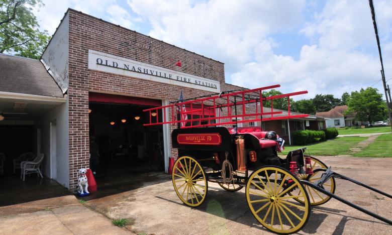 Fire Station Museum in Nashville, AR