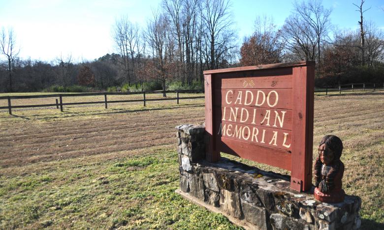 The Caddo Indian Memorial Site in Norman 