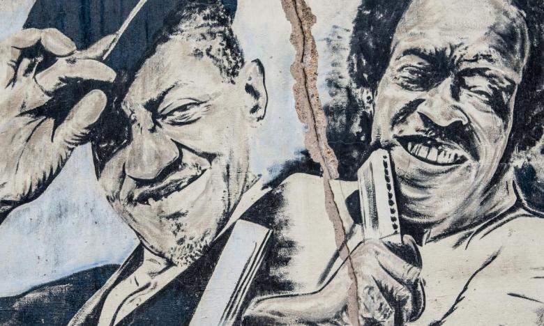 King Biscuit Mural in Helena