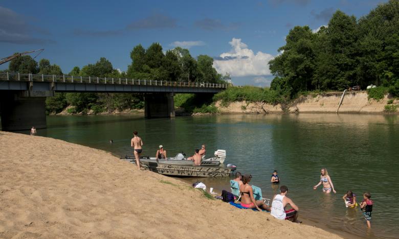 The Current River is a favorite spot for fishing, boating and swimming.