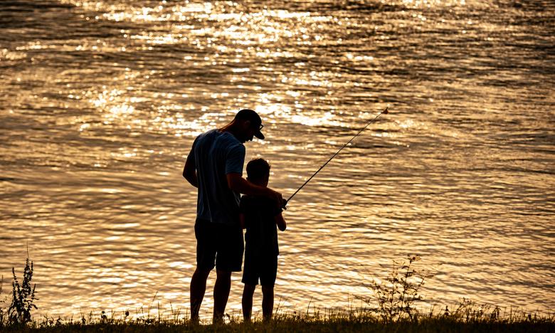Fishing at Jacksonport State Park