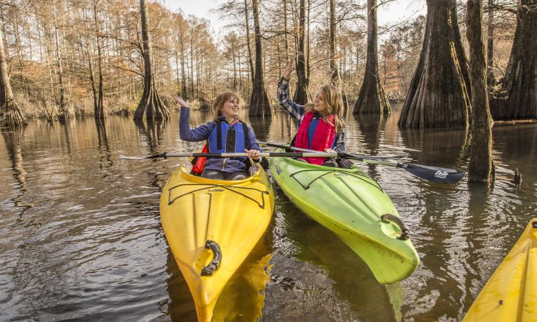 Hornor Neck Lake is also a great kayaking spot!