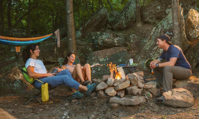Camping at Horseshoe Canyon