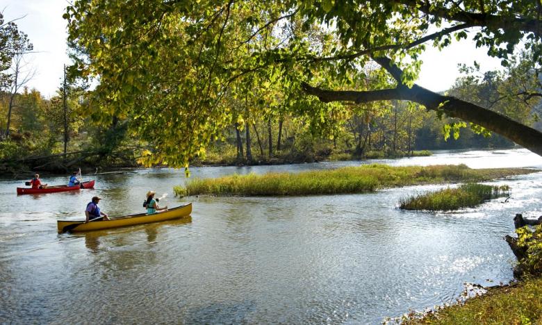 Canoeing on the Spring River