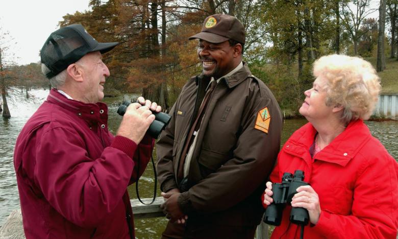 Fall is a great time for birding at Lake Chicot State Park