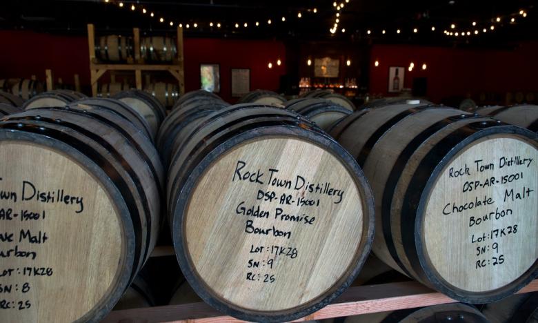 Inside Rock Town Distillery 