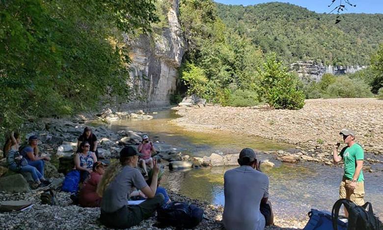 Casey Crocker at Leave No Trace Training
