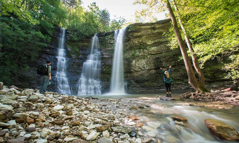 Triple Falls at Kyle's Landing