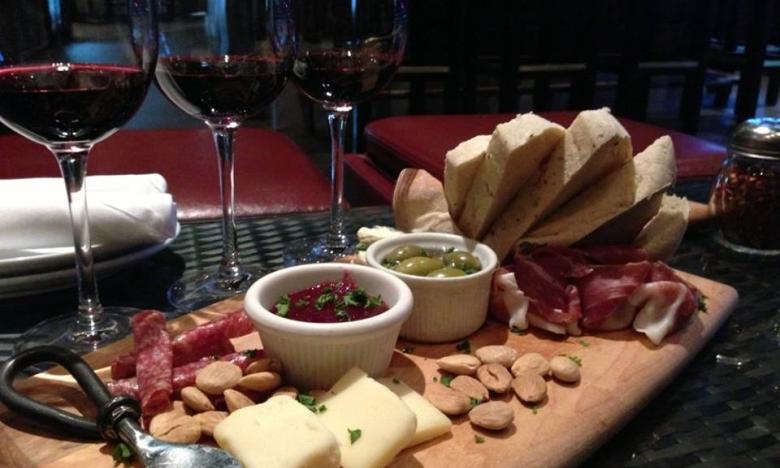 Sassafras Springs Vineyard & Winery meat and cheese tray